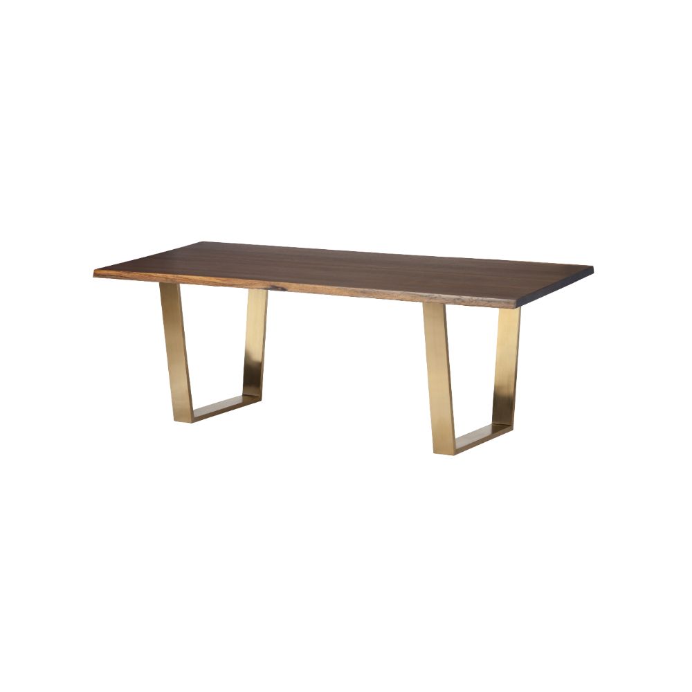 Nuevo HGSR484 VERSAILLES DINING TABLE in SEARED